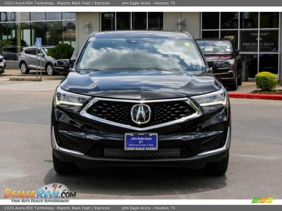2020 Acura RDX Technology Majestic Black Pearl / Espresso Photo #2