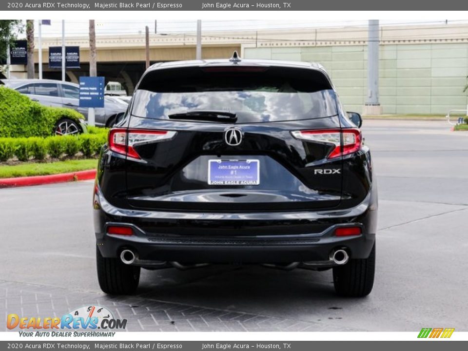 2020 Acura RDX Technology Majestic Black Pearl / Espresso Photo #6
