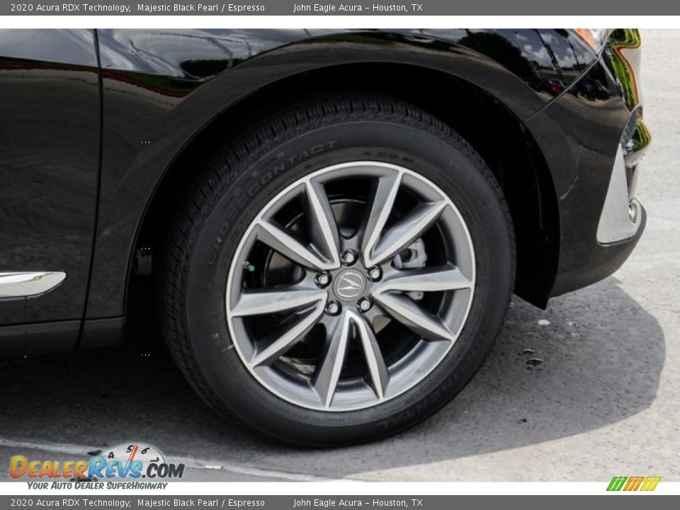 2020 Acura RDX Technology Majestic Black Pearl / Espresso Photo #10