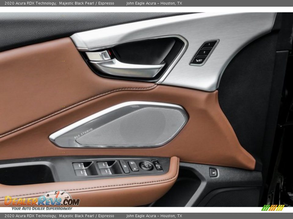 2020 Acura RDX Technology Majestic Black Pearl / Espresso Photo #12