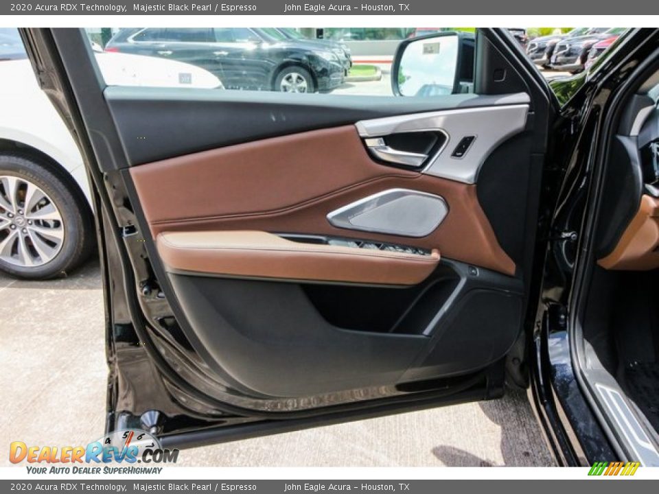 2020 Acura RDX Technology Majestic Black Pearl / Espresso Photo #15