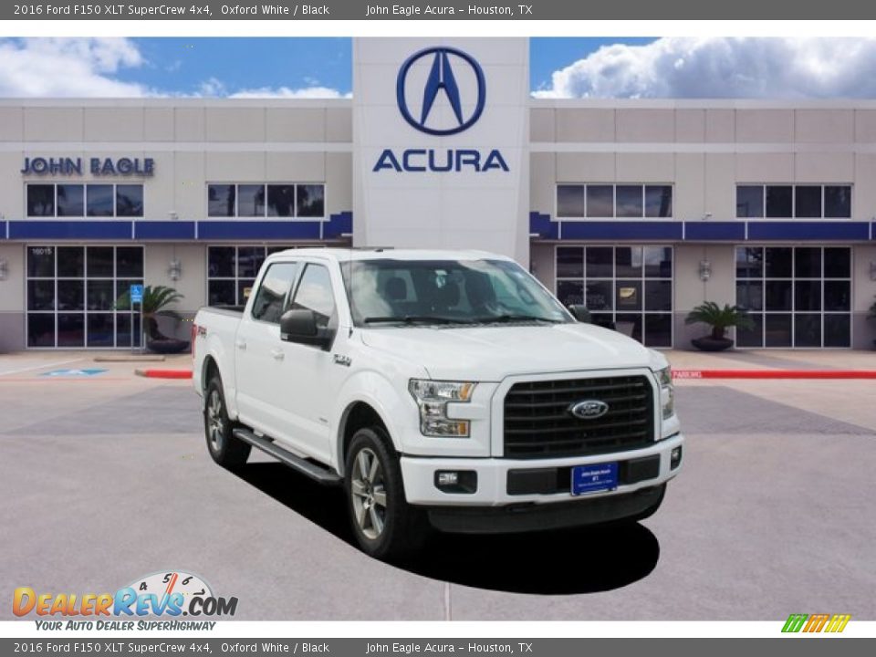 2016 Ford F150 XLT SuperCrew 4x4 Oxford White / Black Photo #1