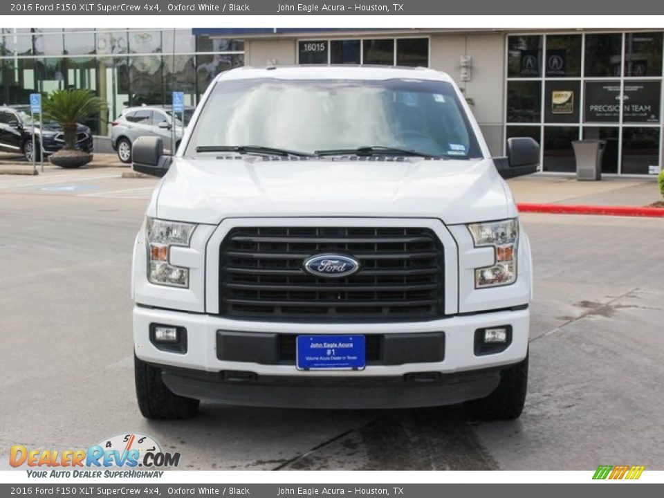 2016 Ford F150 XLT SuperCrew 4x4 Oxford White / Black Photo #2