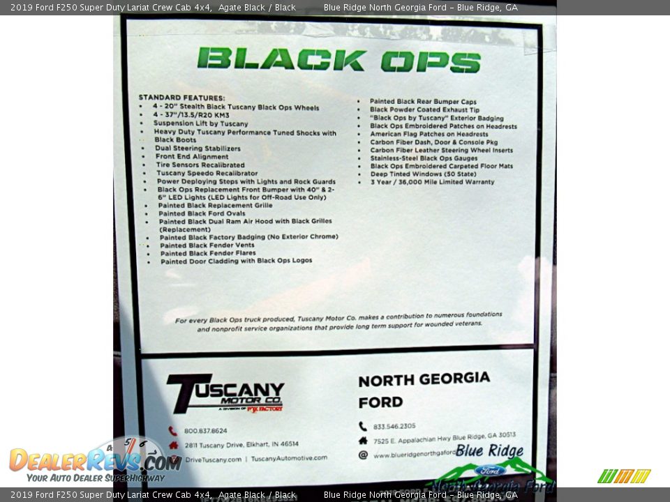 2019 Ford F250 Super Duty Lariat Crew Cab 4x4 Agate Black / Black Photo #34