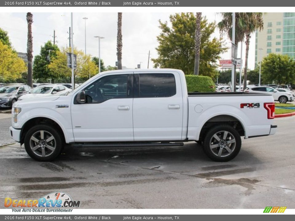 2016 Ford F150 XLT SuperCrew 4x4 Oxford White / Black Photo #4