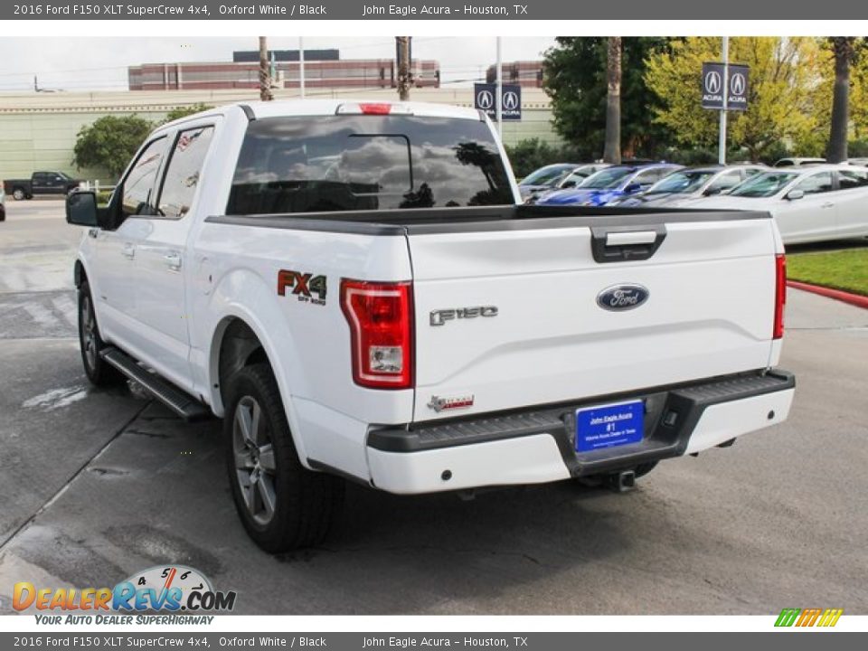 2016 Ford F150 XLT SuperCrew 4x4 Oxford White / Black Photo #5