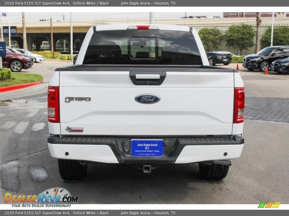 2016 Ford F150 XLT SuperCrew 4x4 Oxford White / Black Photo #6