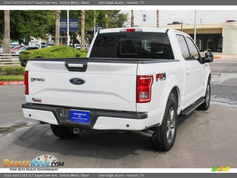 2016 Ford F150 XLT SuperCrew 4x4 Oxford White / Black Photo #7