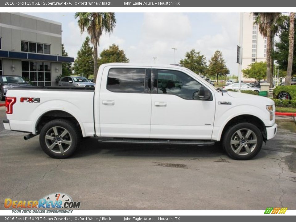 2016 Ford F150 XLT SuperCrew 4x4 Oxford White / Black Photo #8