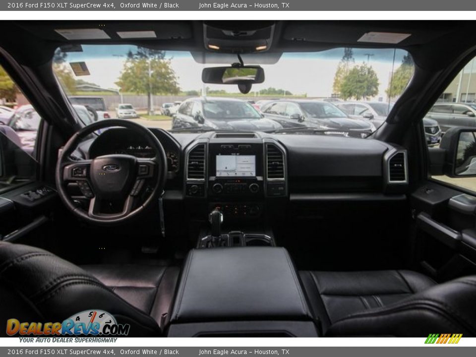 2016 Ford F150 XLT SuperCrew 4x4 Oxford White / Black Photo #9