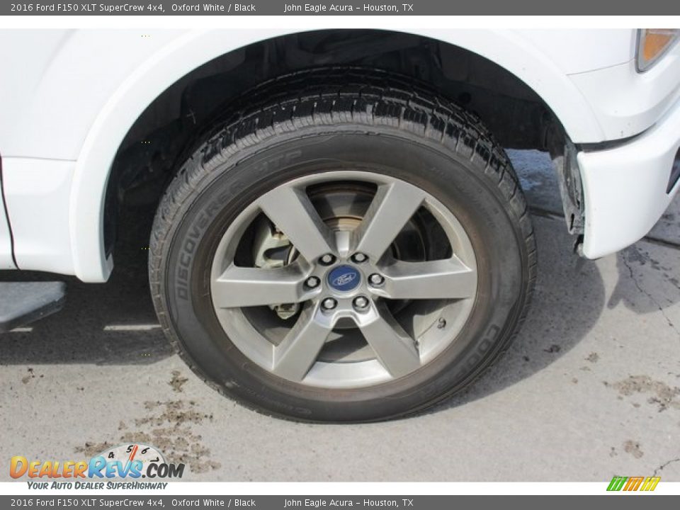 2016 Ford F150 XLT SuperCrew 4x4 Oxford White / Black Photo #10