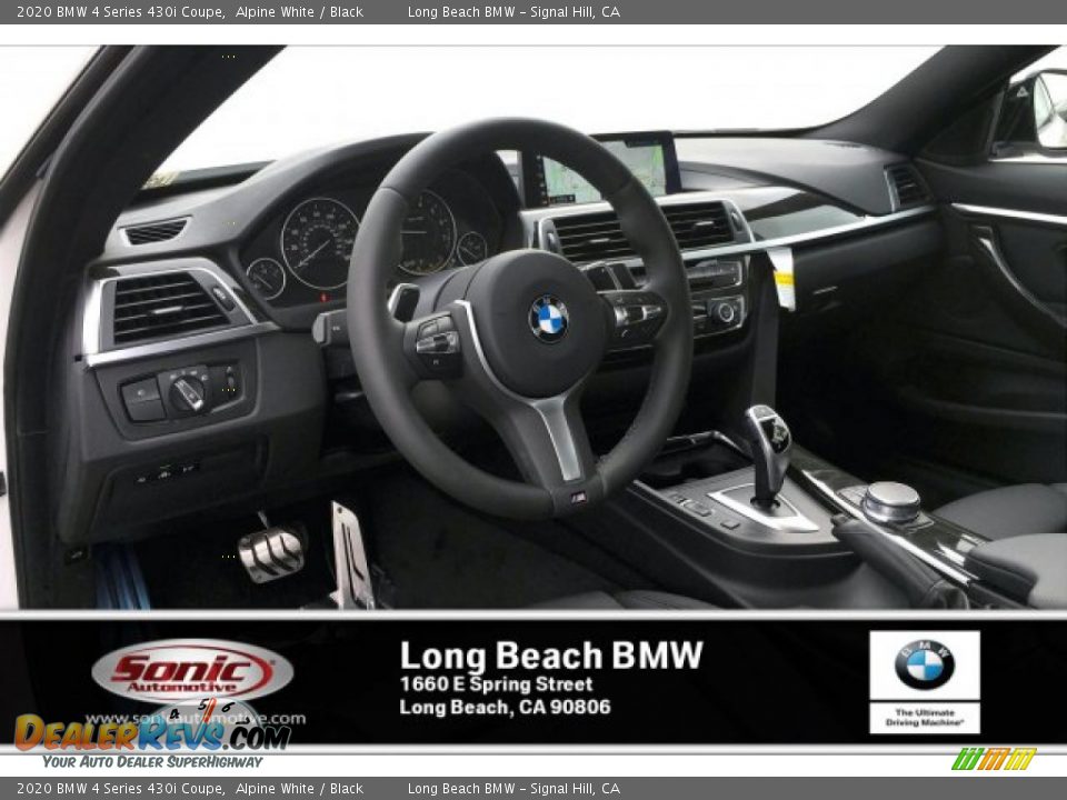 2020 BMW 4 Series 430i Coupe Alpine White / Black Photo #4
