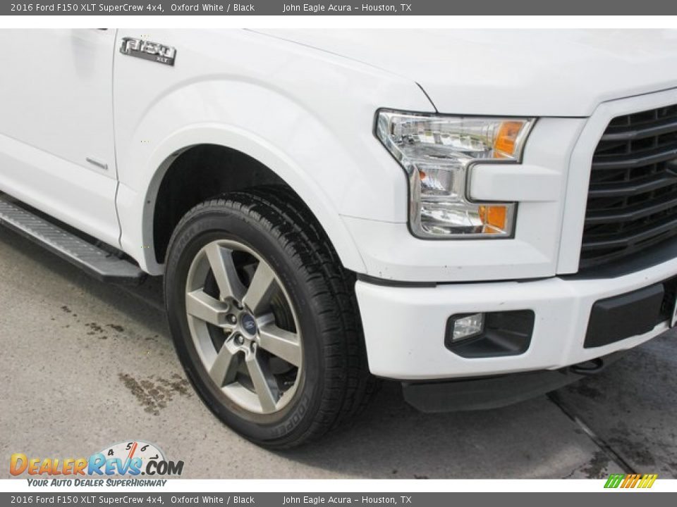 2016 Ford F150 XLT SuperCrew 4x4 Oxford White / Black Photo #12