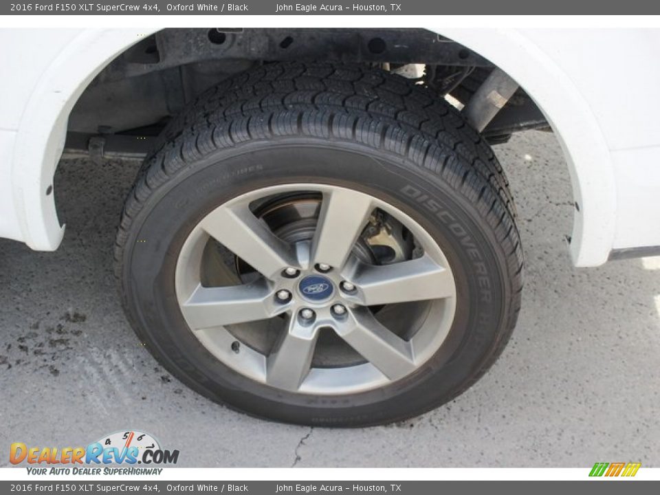 2016 Ford F150 XLT SuperCrew 4x4 Oxford White / Black Photo #13