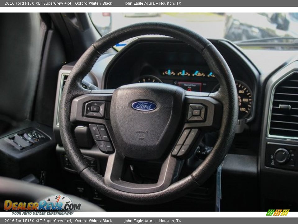 2016 Ford F150 XLT SuperCrew 4x4 Oxford White / Black Photo #29