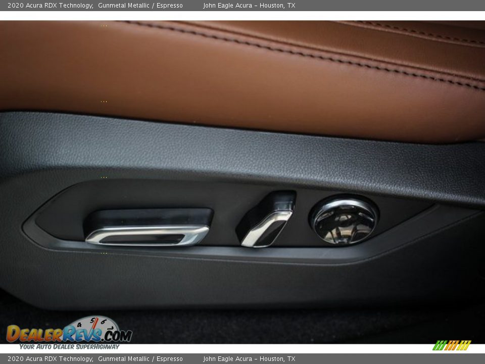 2020 Acura RDX Technology Gunmetal Metallic / Espresso Photo #13
