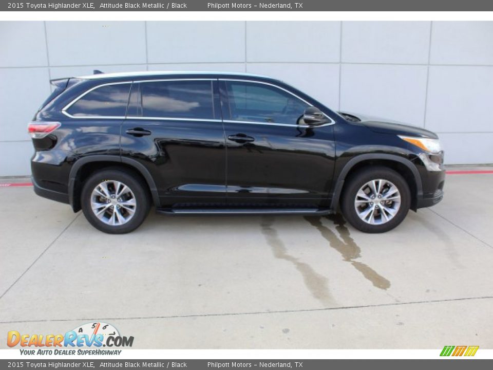 2015 Toyota Highlander XLE Attitude Black Metallic / Black Photo #9