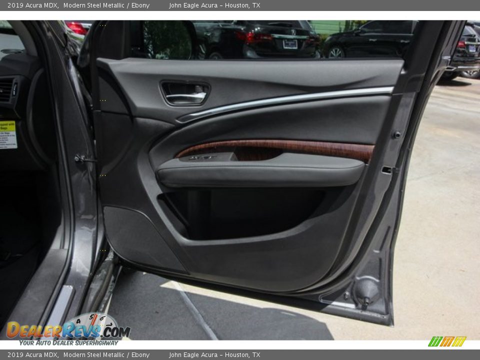 2019 Acura MDX Modern Steel Metallic / Ebony Photo #25