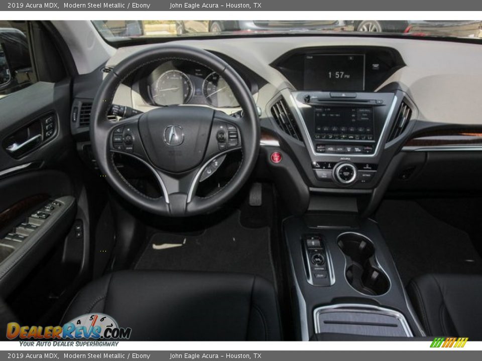 2019 Acura MDX Modern Steel Metallic / Ebony Photo #28