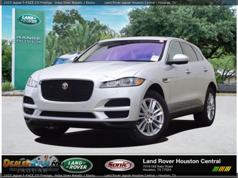 2020 Jaguar F-PACE 25t Prestige Indus Silver Metallic / Ebony Photo #1