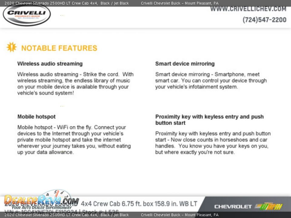 2020 Chevrolet Silverado 2500HD LT Crew Cab 4x4 Black / Jet Black Photo #2