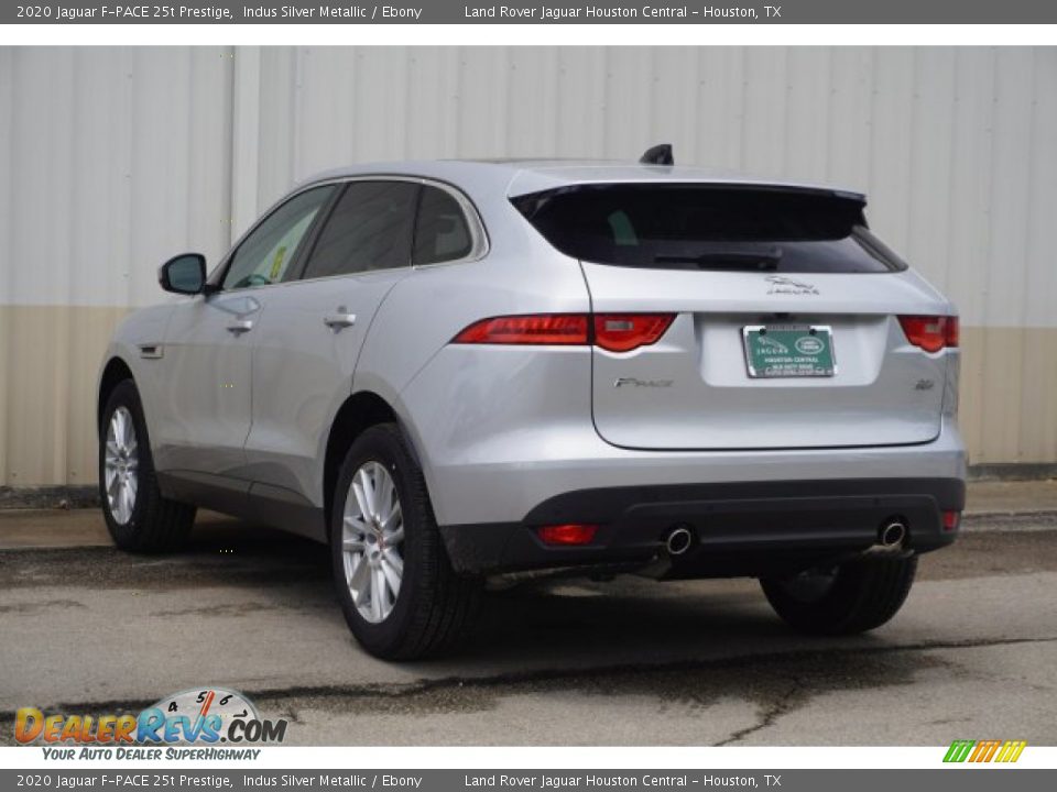 2020 Jaguar F-PACE 25t Prestige Indus Silver Metallic / Ebony Photo #7