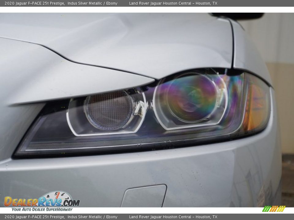 2020 Jaguar F-PACE 25t Prestige Indus Silver Metallic / Ebony Photo #9
