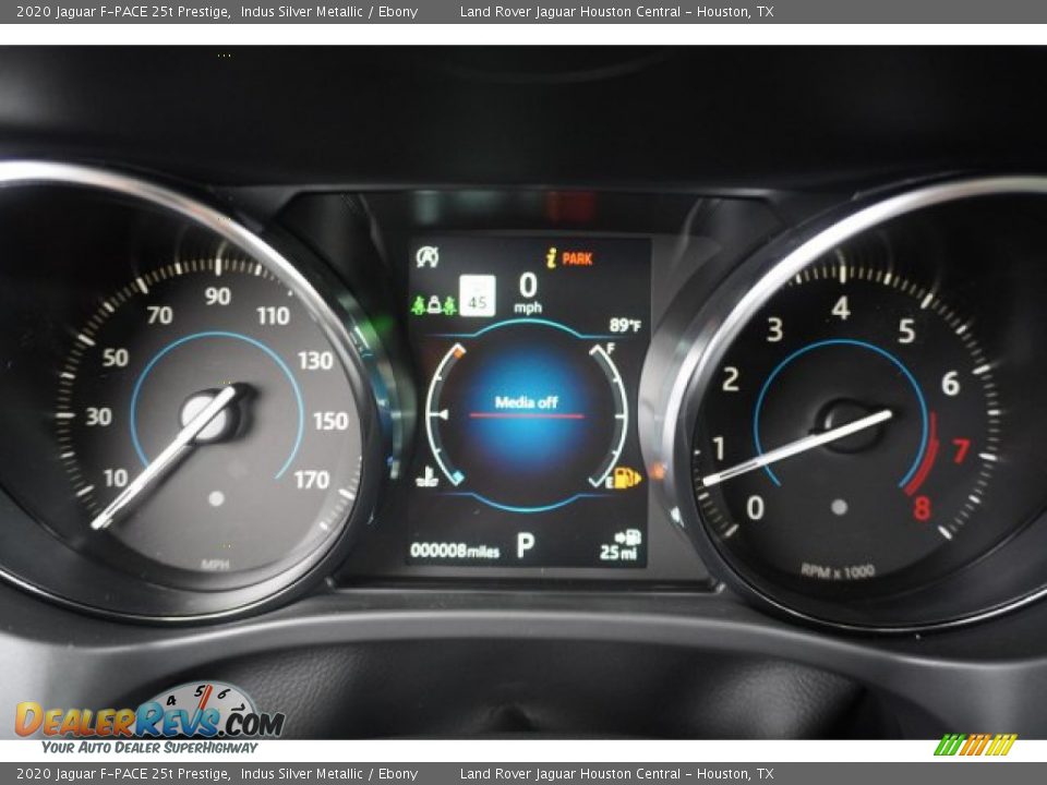 2020 Jaguar F-PACE 25t Prestige Gauges Photo #15