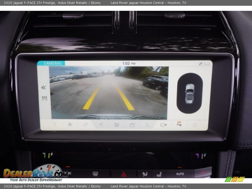 2020 Jaguar F-PACE 25t Prestige Indus Silver Metallic / Ebony Photo #17