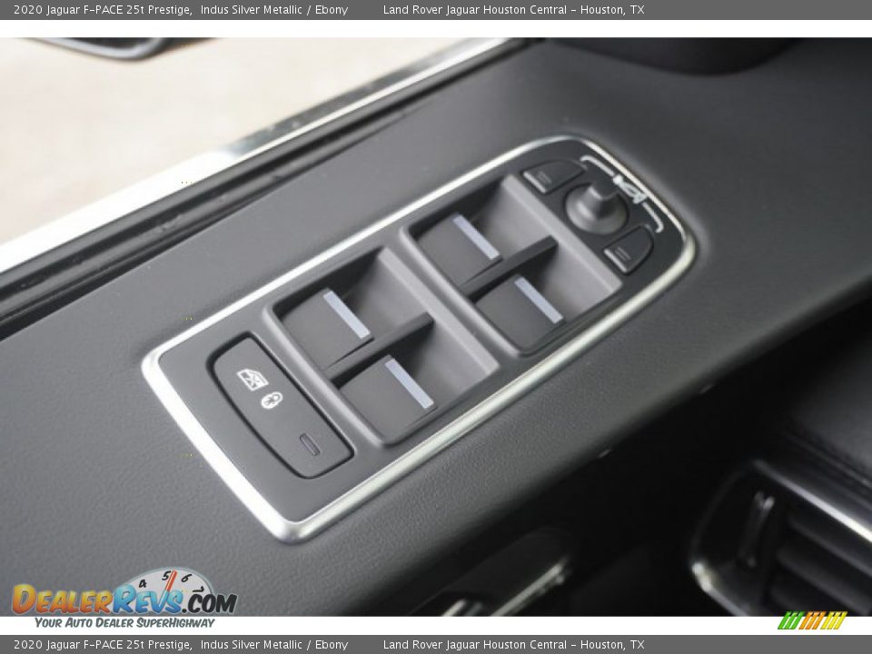 2020 Jaguar F-PACE 25t Prestige Indus Silver Metallic / Ebony Photo #28
