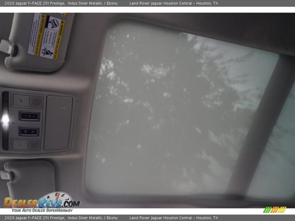2020 Jaguar F-PACE 25t Prestige Indus Silver Metallic / Ebony Photo #31