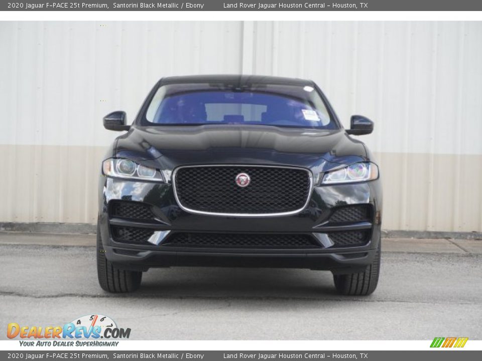 2020 Jaguar F-PACE 25t Premium Santorini Black Metallic / Ebony Photo #2