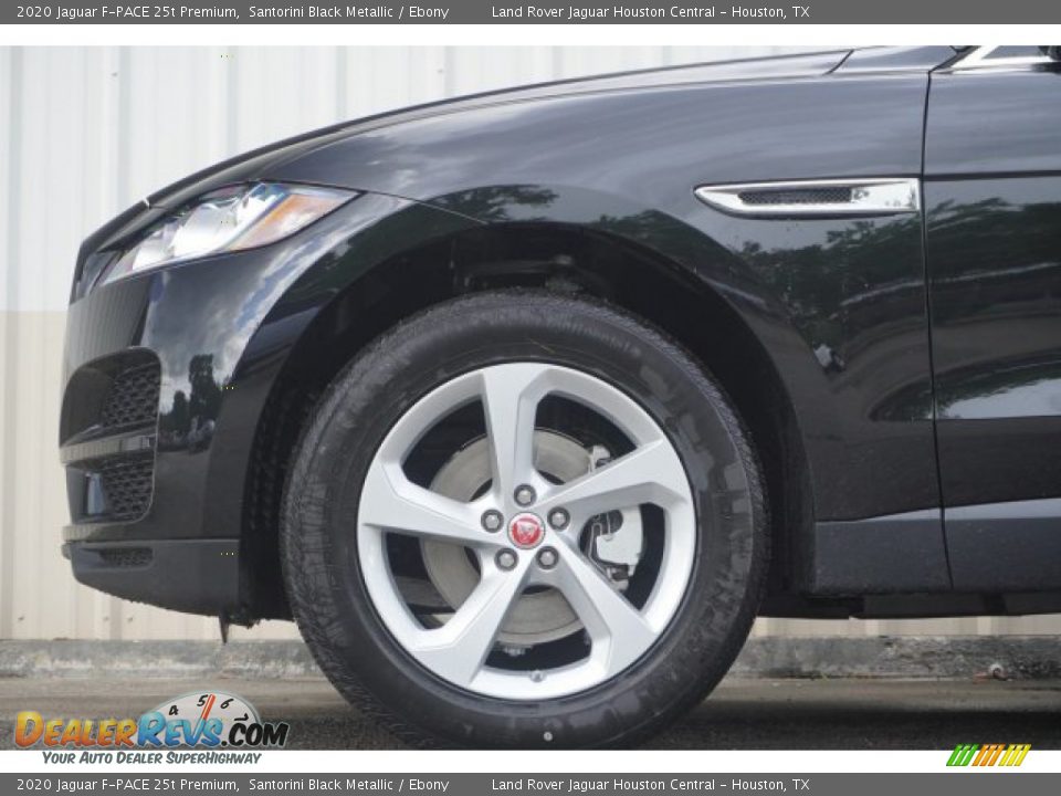 2020 Jaguar F-PACE 25t Premium Santorini Black Metallic / Ebony Photo #8