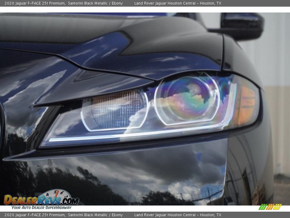 2020 Jaguar F-PACE 25t Premium Santorini Black Metallic / Ebony Photo #9