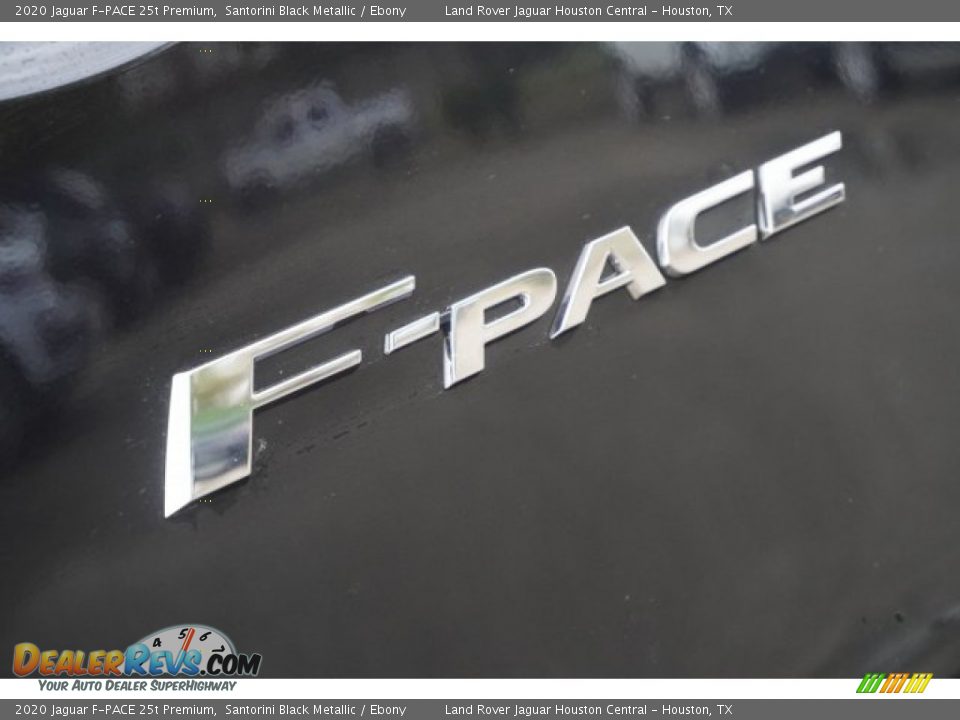2020 Jaguar F-PACE 25t Premium Santorini Black Metallic / Ebony Photo #12