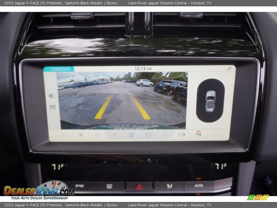 2020 Jaguar F-PACE 25t Premium Santorini Black Metallic / Ebony Photo #19