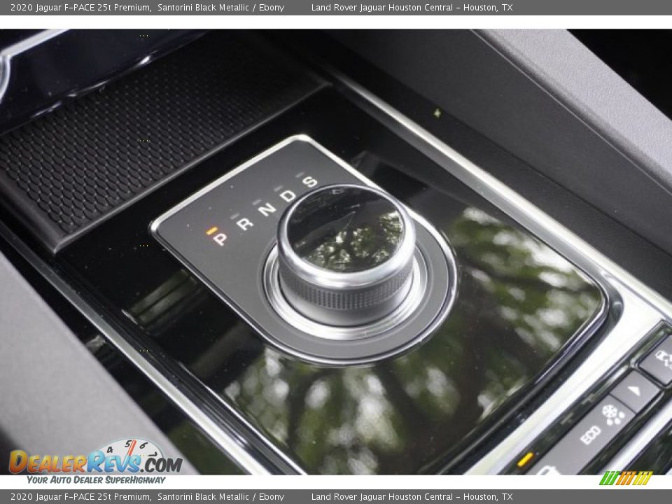 2020 Jaguar F-PACE 25t Premium Santorini Black Metallic / Ebony Photo #21