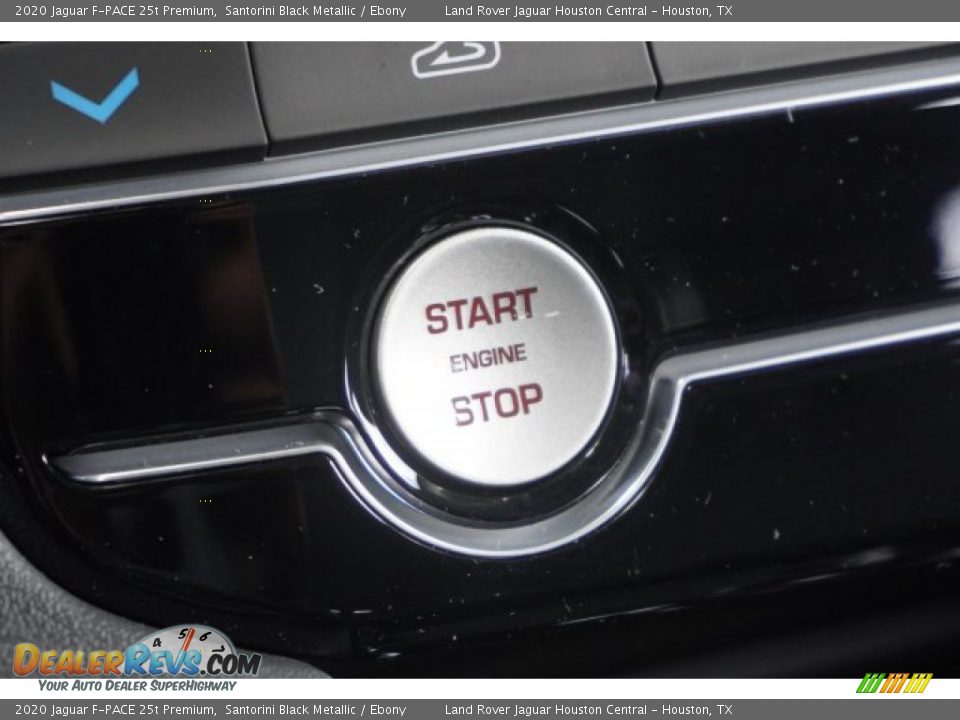 2020 Jaguar F-PACE 25t Premium Santorini Black Metallic / Ebony Photo #22