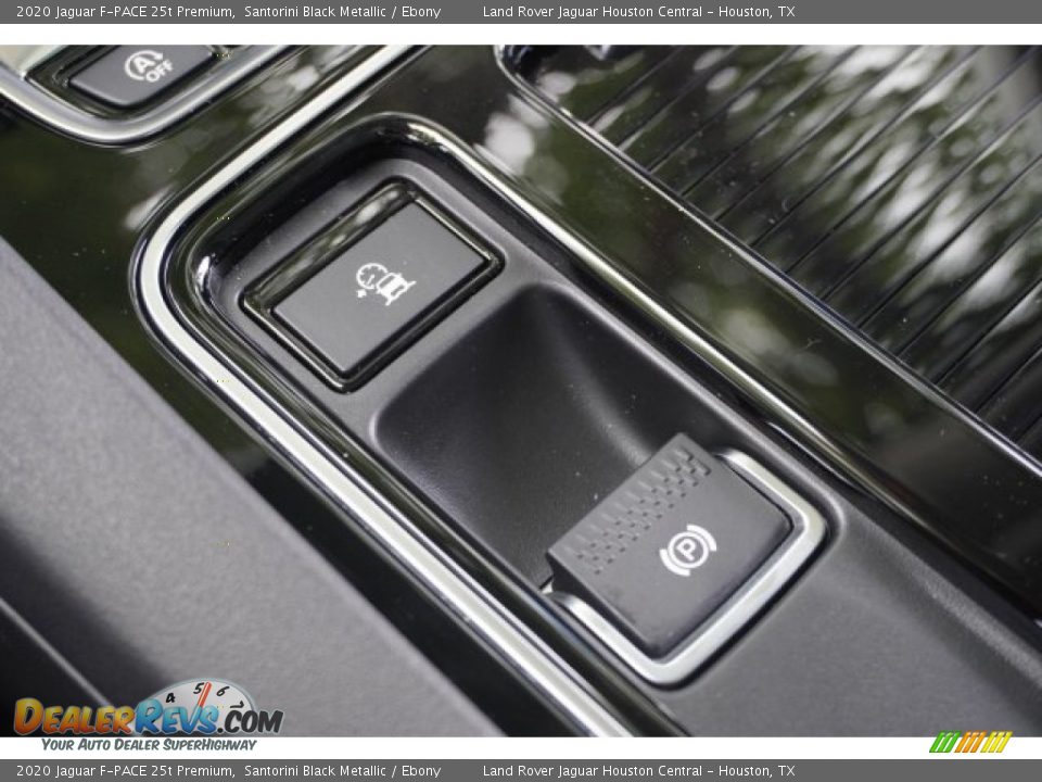2020 Jaguar F-PACE 25t Premium Santorini Black Metallic / Ebony Photo #24
