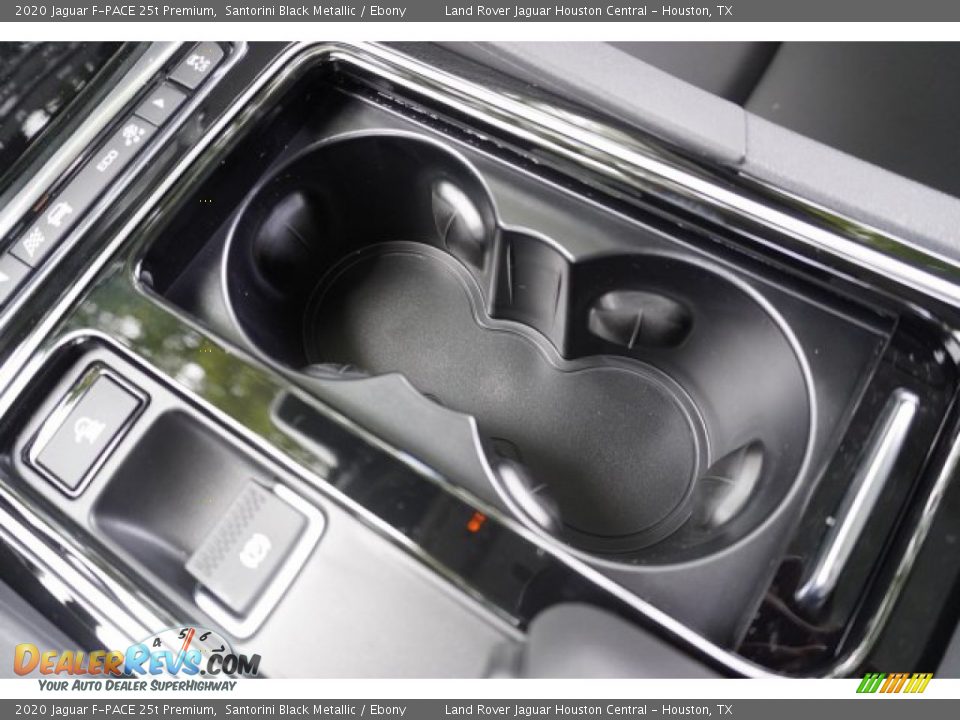 2020 Jaguar F-PACE 25t Premium Santorini Black Metallic / Ebony Photo #25