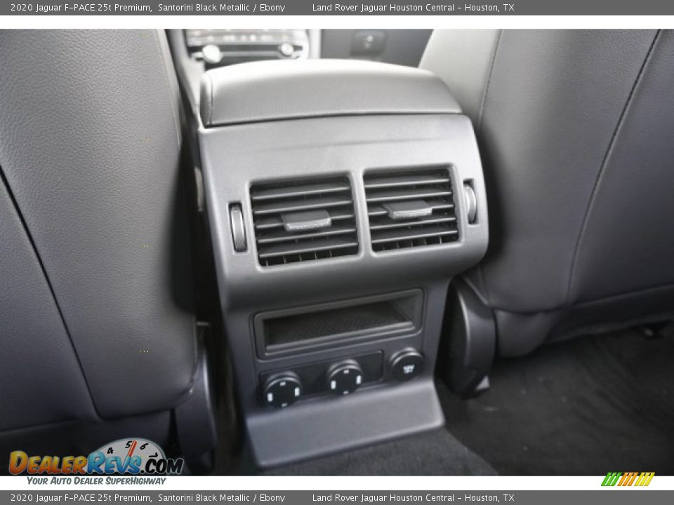 2020 Jaguar F-PACE 25t Premium Santorini Black Metallic / Ebony Photo #36