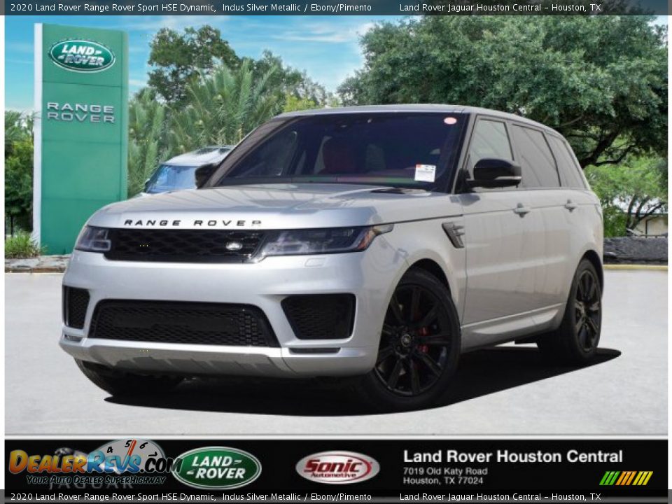 2020 Land Rover Range Rover Sport HSE Dynamic Indus Silver Metallic / Ebony/Pimento Photo #1