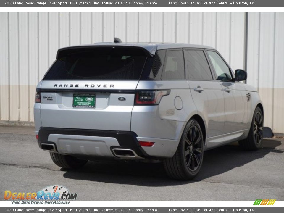 2020 Land Rover Range Rover Sport HSE Dynamic Indus Silver Metallic / Ebony/Pimento Photo #5