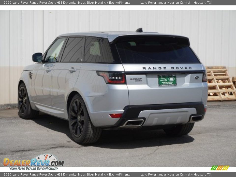 2020 Land Rover Range Rover Sport HSE Dynamic Indus Silver Metallic / Ebony/Pimento Photo #7