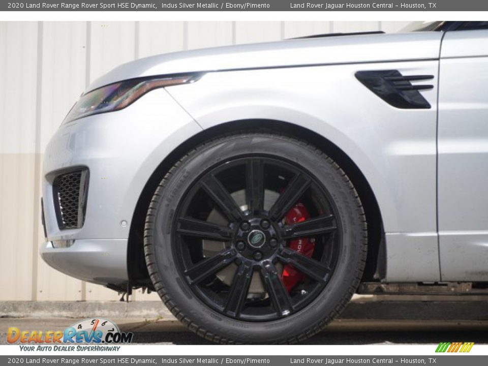 2020 Land Rover Range Rover Sport HSE Dynamic Indus Silver Metallic / Ebony/Pimento Photo #8