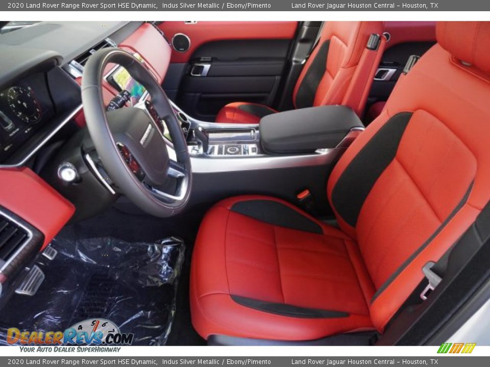 Ebony/Pimento Interior - 2020 Land Rover Range Rover Sport HSE Dynamic Photo #12