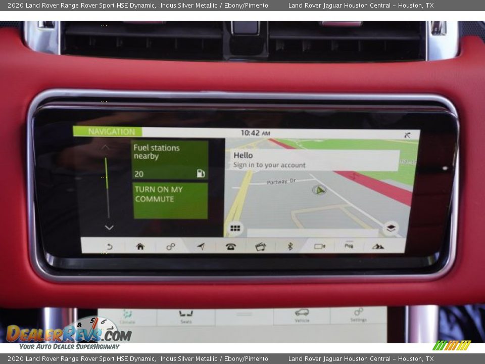 2020 Land Rover Range Rover Sport HSE Dynamic Indus Silver Metallic / Ebony/Pimento Photo #16