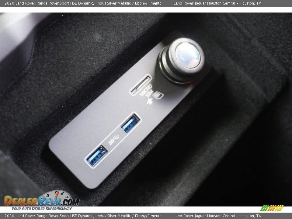 2020 Land Rover Range Rover Sport HSE Dynamic Indus Silver Metallic / Ebony/Pimento Photo #23