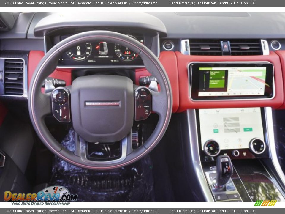 2020 Land Rover Range Rover Sport HSE Dynamic Indus Silver Metallic / Ebony/Pimento Photo #32