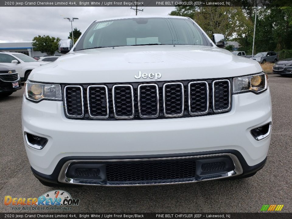 2020 Jeep Grand Cherokee Limited 4x4 Bright White / Light Frost Beige/Black Photo #2